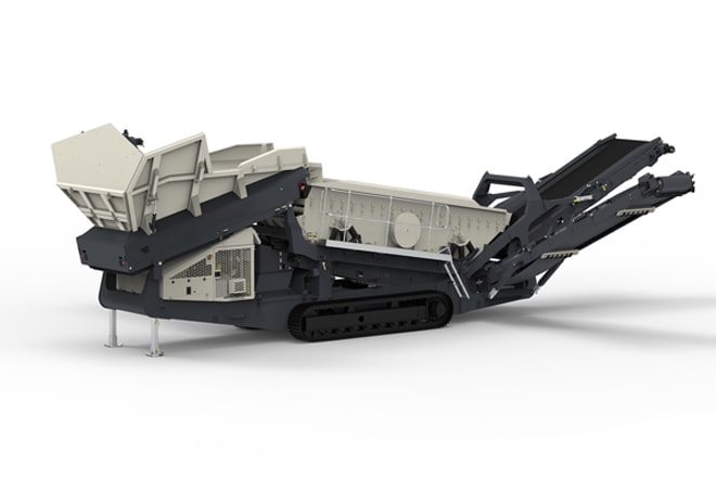 Tracked mobile crushing and screening plants img